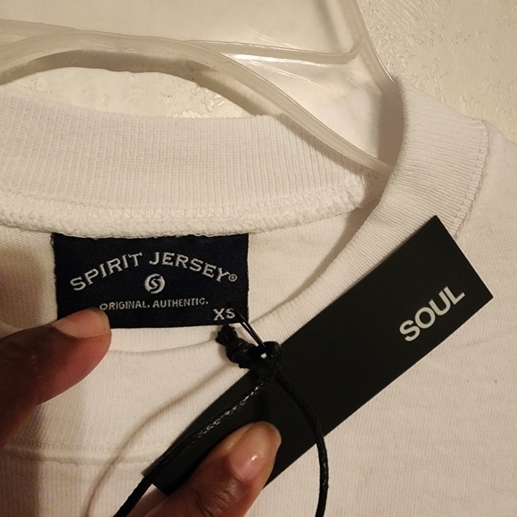 Spirit Jersey Soulcycle Long Sleeve Oversized Crewneck Shirt Unisex Size XS NWT - Picture 6 of 11